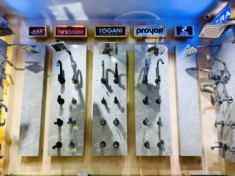 Bathroom fittings display